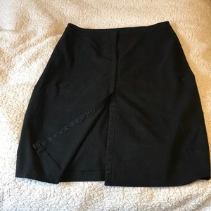 Parallel knee length skirt